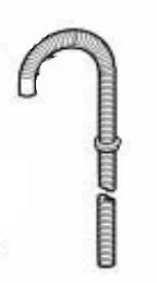 091775 – WESTLAND Clothes Washer/ Dryer Hose, For Use With Splendide WD2100/ WDC6200CEE/ WDC5200/ WD2000S (Before Ser...